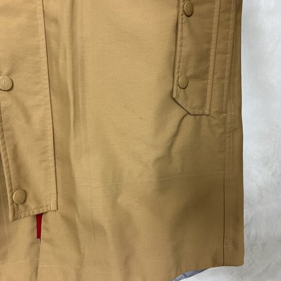 Topo Designs Mens Beige Tan 3L Tech Trench Rain Coat Raincoat S - Picture 4 of 9